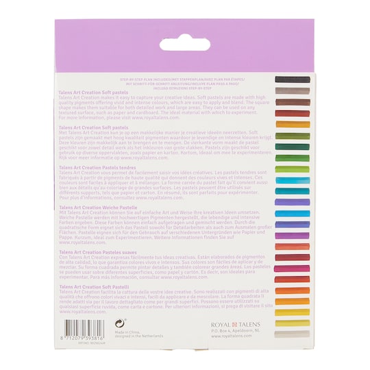 Talens Art Creation 24 Soft Pastel Sticks Set